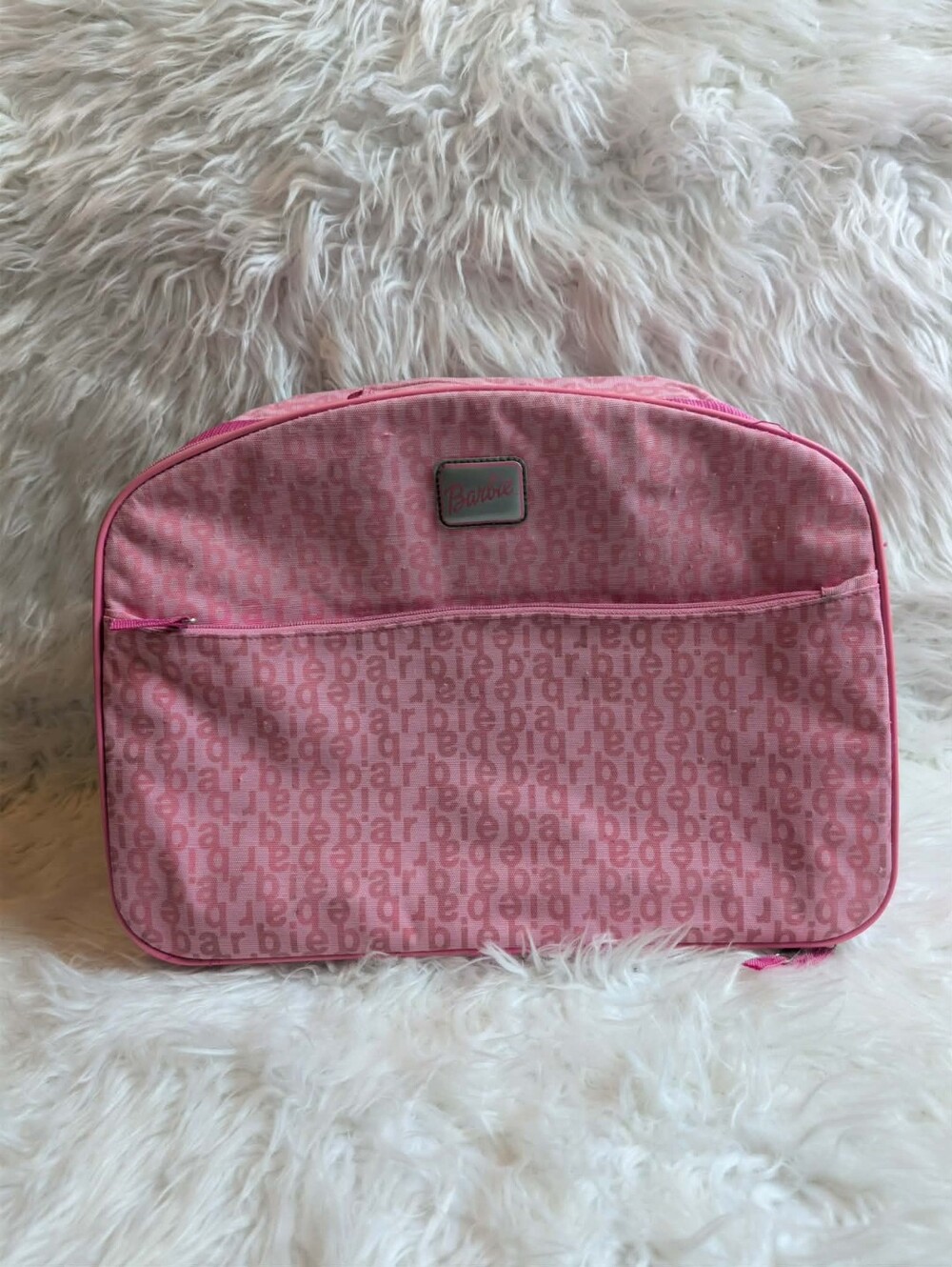 Rare 2004 Vintage Y2k Barbie Pink Cosmetic Travel Bag - Picture 4 of 9